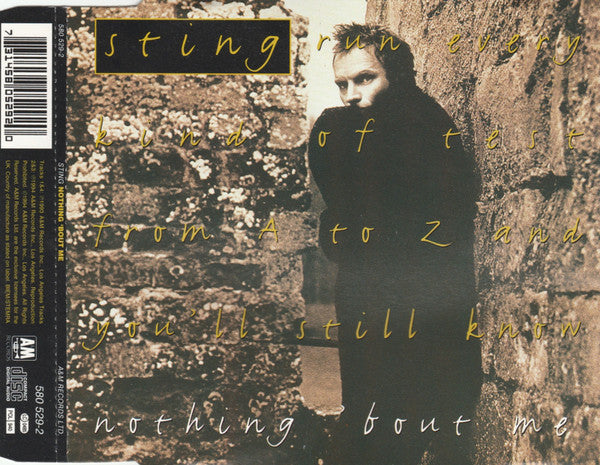 Sting : Nothing 'Bout Me (CD, Single)