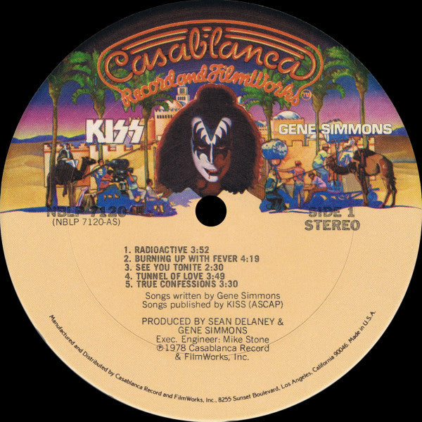 Kiss, Gene Simmons : Gene Simmons (LP, Album, Ter)