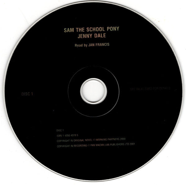 Jenny Dale Read By Jan Francis : Sam The School Pony (CD)