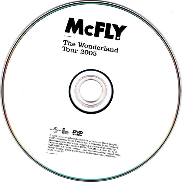 McFly : The Wonderland Tour 2005 (Live In Manchester) (DVD-V)