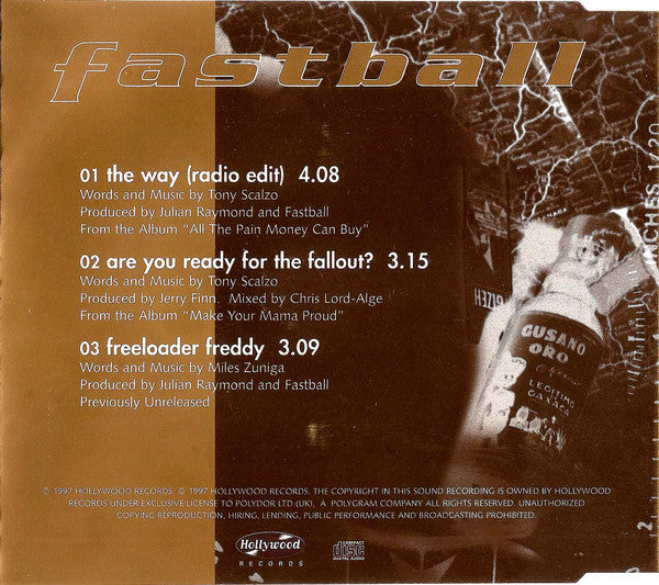 Fastball : The Way (CD, Single)