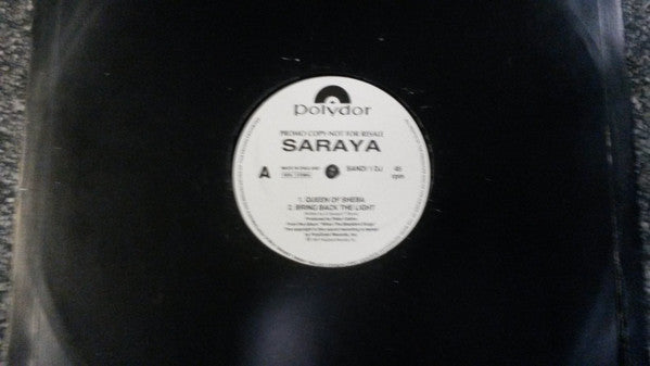 Saraya : Queen Of Sheba (12", Single, Promo)