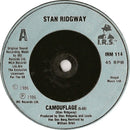 Stan Ridgway : Camouflage (7", Single, Blu)