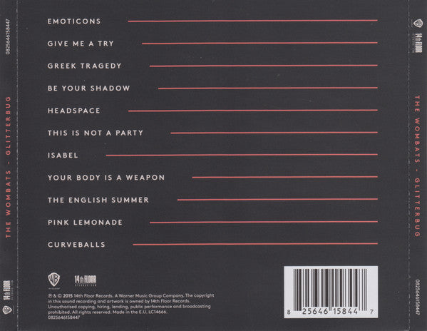 The Wombats : Glitterbug (CD, Album)