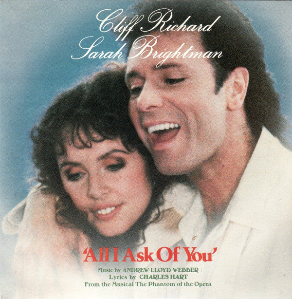 Cliff Richard, Sarah Brightman : All I Ask Of You (7", Single, Sil)