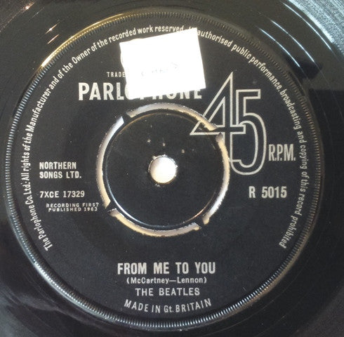 The Beatles : From Me To You (7", Single)