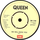 Queen : We Are The Champions (7", Single, RP, Yel)