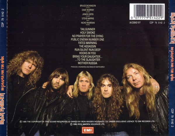 Iron Maiden : No Prayer For The Dying (CD, Album)