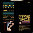Madonna : Crazy For You (7", Single, Whi)