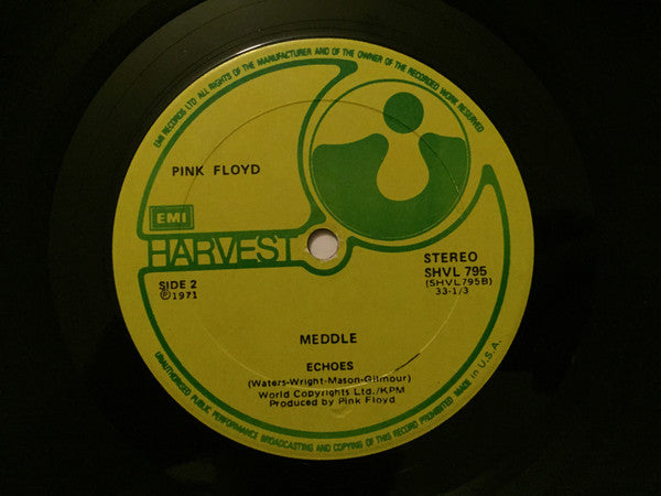 Pink Floyd : Meddle (LP, Album, RE, Mad)
