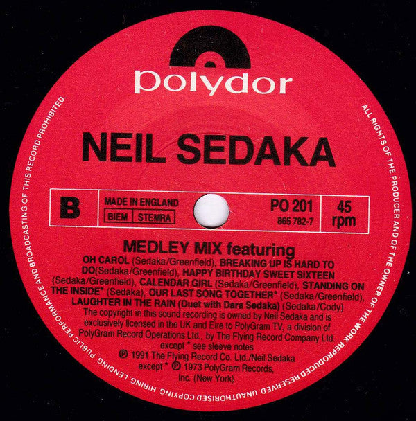 Neil Sedaka : You Turn Me On (7", Single)