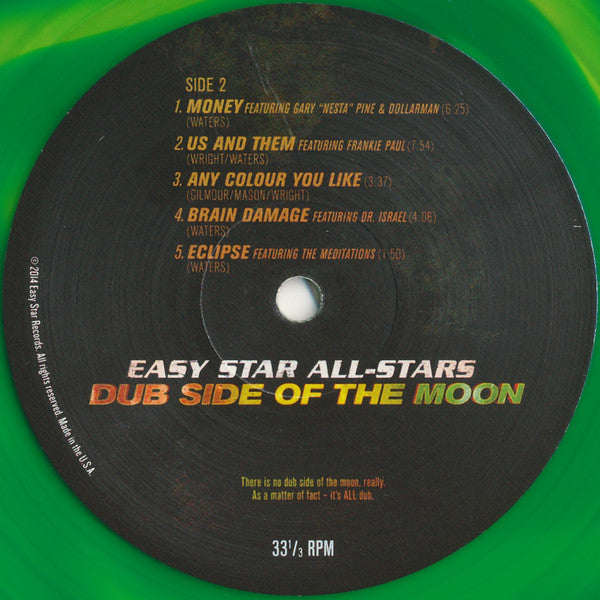 Easy Star All-Stars : Dub Side Of The Moon (10th Anniversary Edition) (LP, Album, RE, Gre)