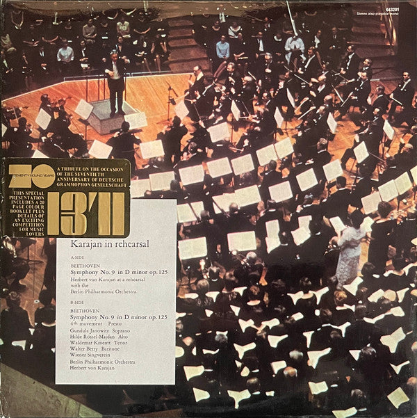 Beethoven* - Karajan* - Berliner Philharmoniker : Karajan In Rehearsal (LP, Gat)
