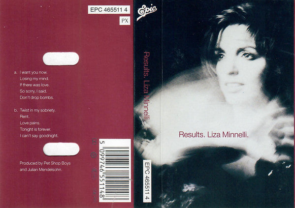 Liza Minnelli : Results (Cass, Album, Emb)