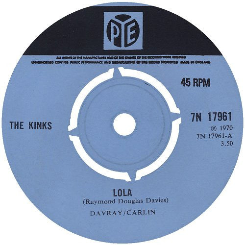 The Kinks : Lola (7", Single, Pus)