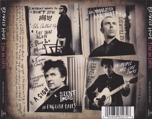 Crowded House : Time On Earth (CD, Album, Enh)