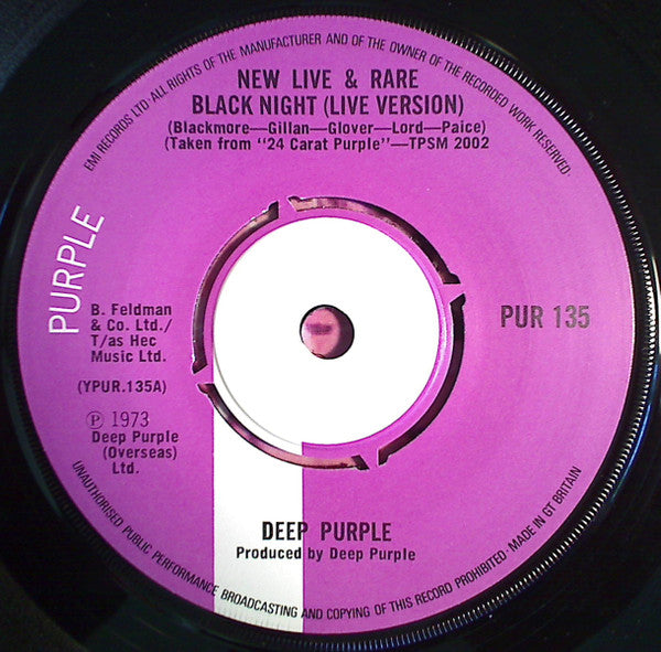 Deep Purple : New Live & Rare (7", EP, 4-P)