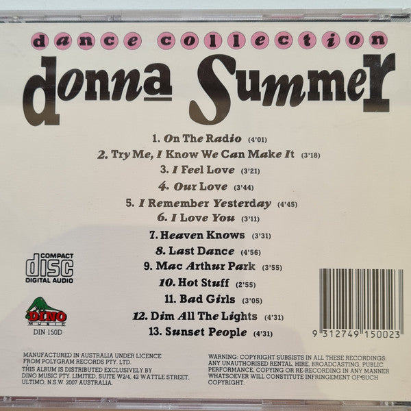 Donna Summer : Dance Collection (CD, Comp)
