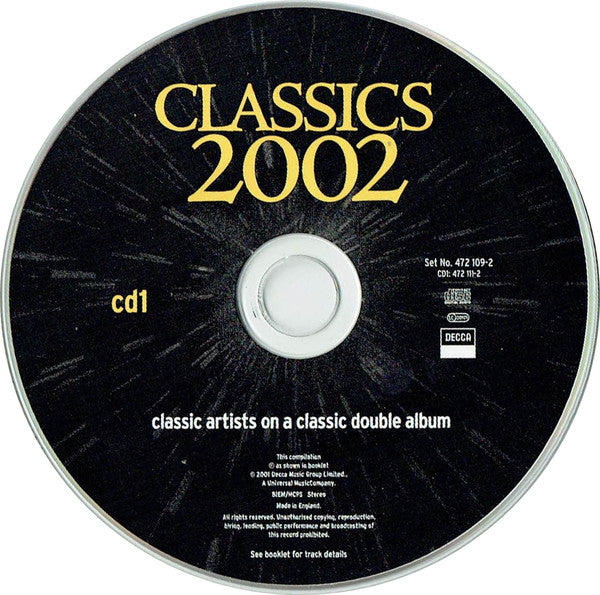 Various : Classics 2002 (2xCD, Comp)