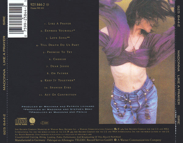 Madonna : Like A Prayer (CD, Album)