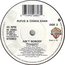 Rufus & Chaka Khan : Ain't Nobody (Remix) (7", Single)