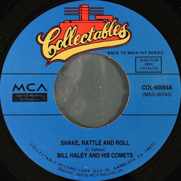 Bill Haley And His Comets : Shake, Rattle And Roll / See You Later, Alligator (7", Single, RE)