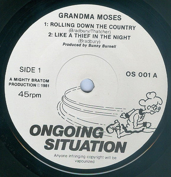 Grandma Moses : Rolling Down The Country (7", EP)