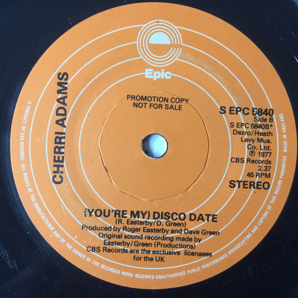 Cherri Adams : A Guy Is A Guy (7", Single, Promo)