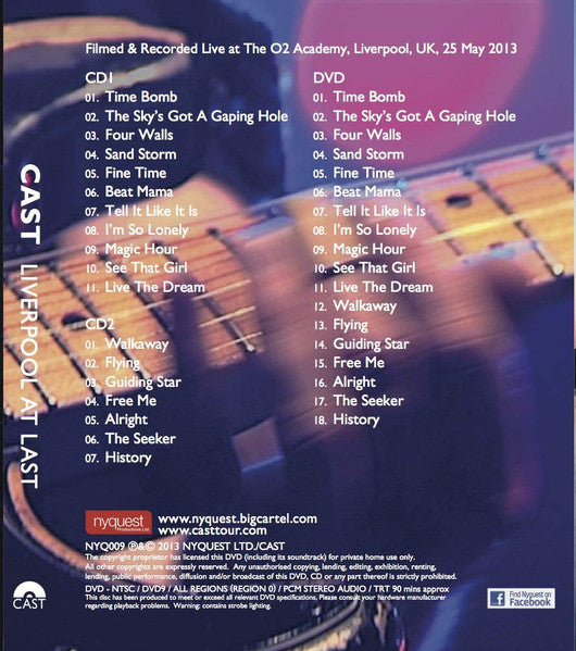 Cast : Liverpool At Last (2xCD + DVD-V + Ltd)