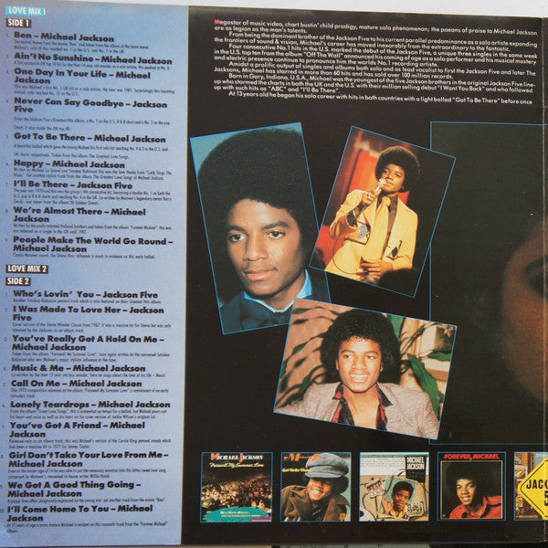 Michael Jackson / The Jackson 5 : The Michael Jackson Mix - 40 Specially Sequenced Hits By The World Superstar (2xLP, Comp, Mixed)