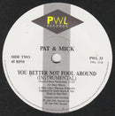 Pat & Mick : I Haven't Stopped Dancing Yet (7", Single, Pap)