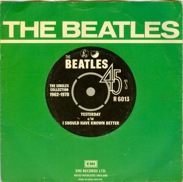 The Beatles : Yesterday c/w I Should Have Known Better (7", Single, Bla)