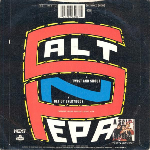 Salt 'N' Pepa : Twist And Shout / Get Up Everybody (7", Single, Sil)