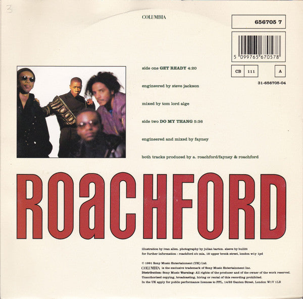 Roachford : Get Ready! (7", Single)