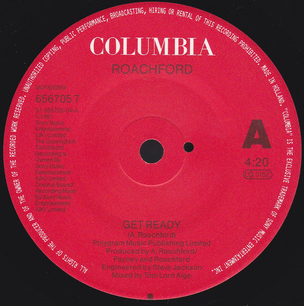 Roachford : Get Ready! (7", Single)