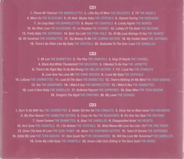 Various : The Original Girl Groups (3xCD, Comp + Box)