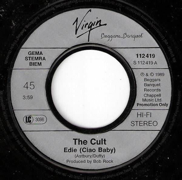 The Cult : Edie (Ciao Baby) (7", Single)