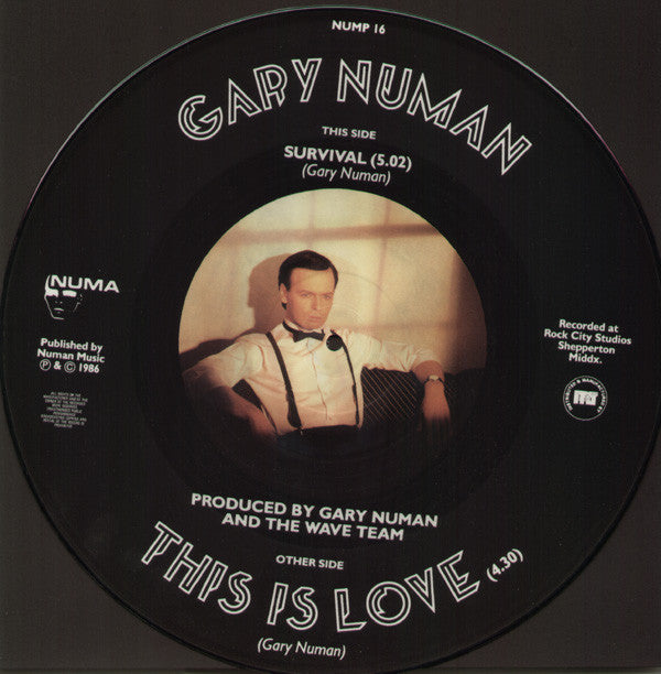 Gary Numan : This Is Love (12", Single, Pic)