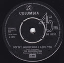 Congregation (2) : Softly Whispering I Love You (7", Single, Pus)