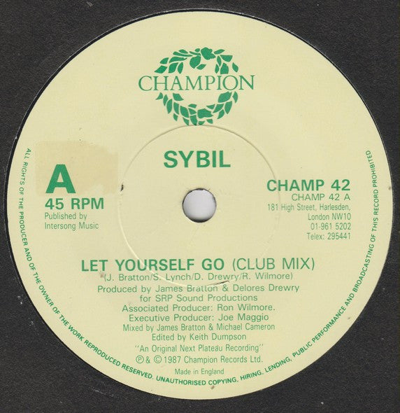 Sybil : Let Yourself Go (Club Mix) (7", Single)
