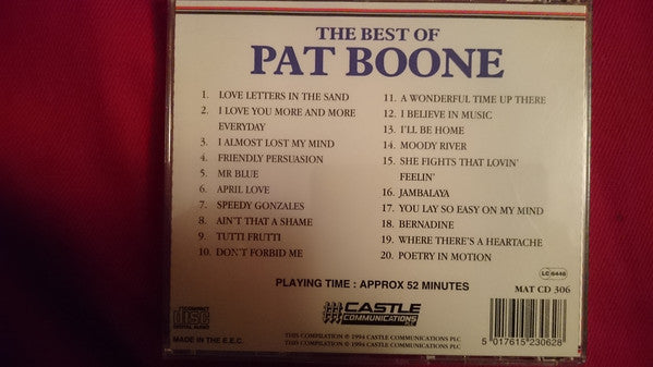 Pat Boone : The Best Of Pat Boone (CD, Comp)