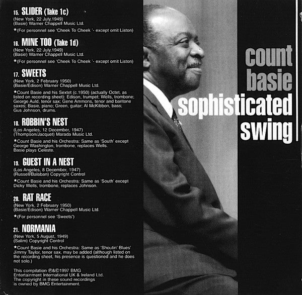 Count Basie : Sophisticated Swing (CD, Comp)