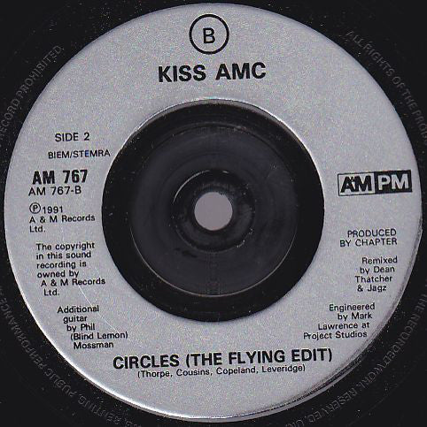 Kiss AMC : Circles (7", Single)