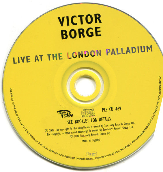 Victor Borge (2) : Victor Borge Live At The London Palladium (CD, Album, RE)