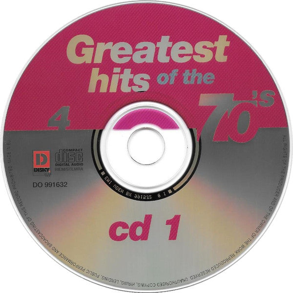 Various : Greatest Hits Of The 70's 4 (2xCD, Comp)