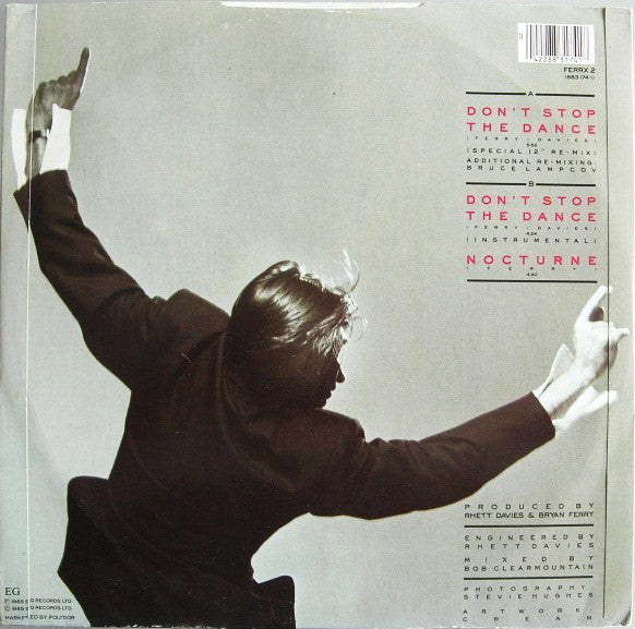 Bryan Ferry : Don't Stop The Dance (12", Single)