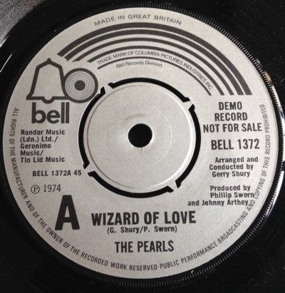 The Pearls : Wizard Of Love (7", Promo)