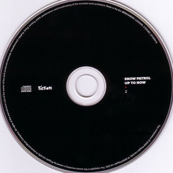Snow Patrol : Up To Now (2xCD, Comp)