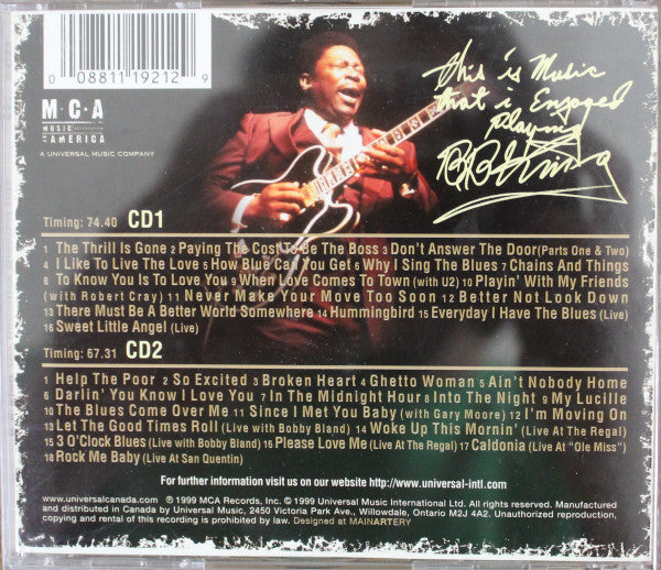 B.B. King : His Definitive Greatest Hits (2xCD, Comp)