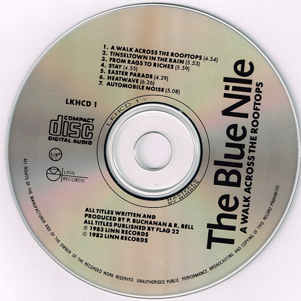 The Blue Nile : A Walk Across The Rooftops (CD, Album, RE, Bar)
